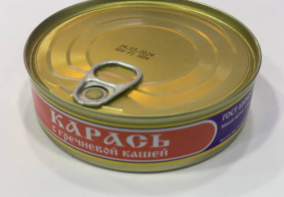 Купить консервы Карася с гречневой кашей с доставкой по России и СНГ